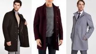 Calvin Klein Men's Mayden Slim-Fit Wool Blend Overcoat (Image via Macy's)