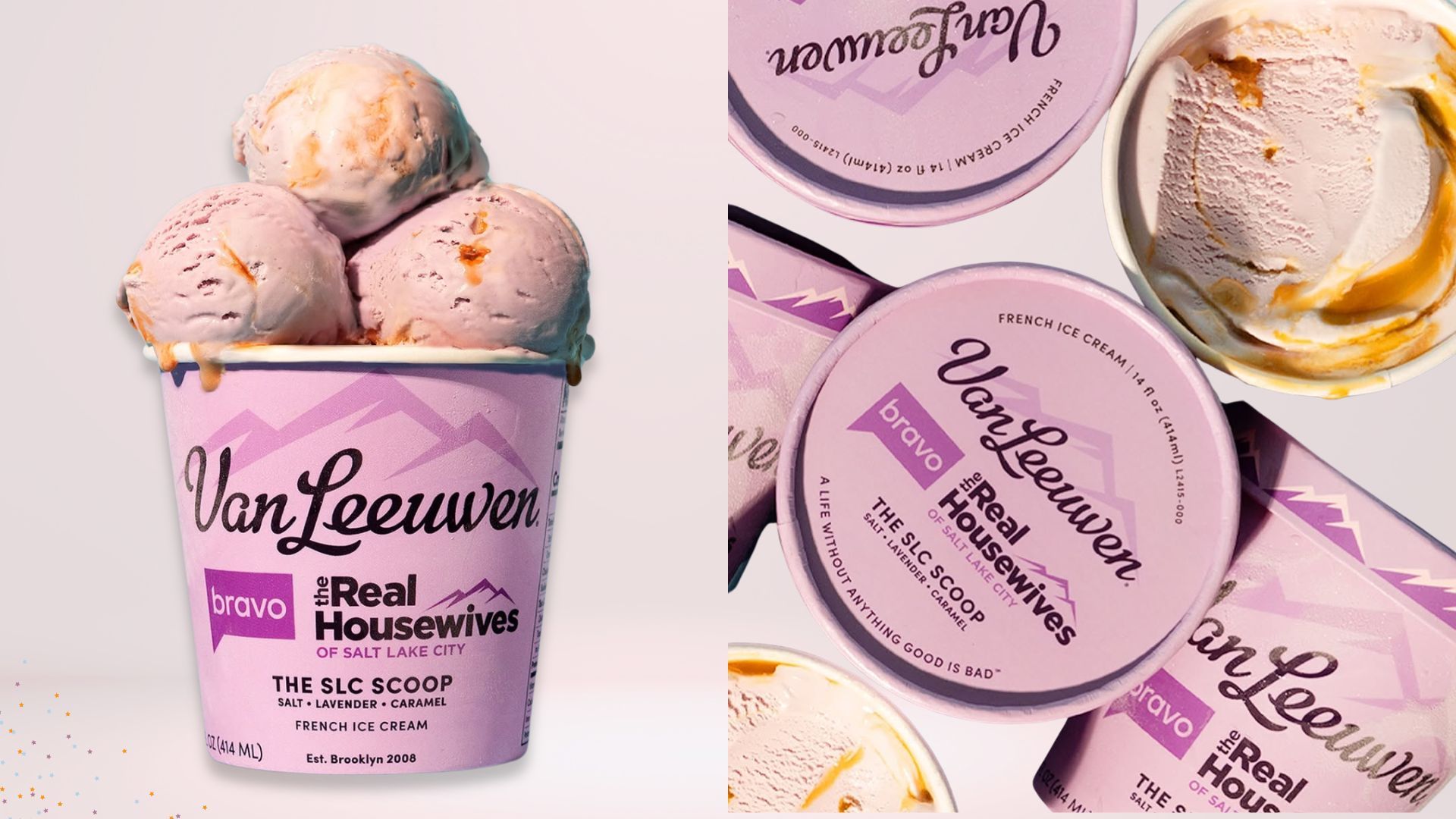 Van Leeuwen X Real Housewives of Salt Lake City Ice Cream (Image via Instagram)