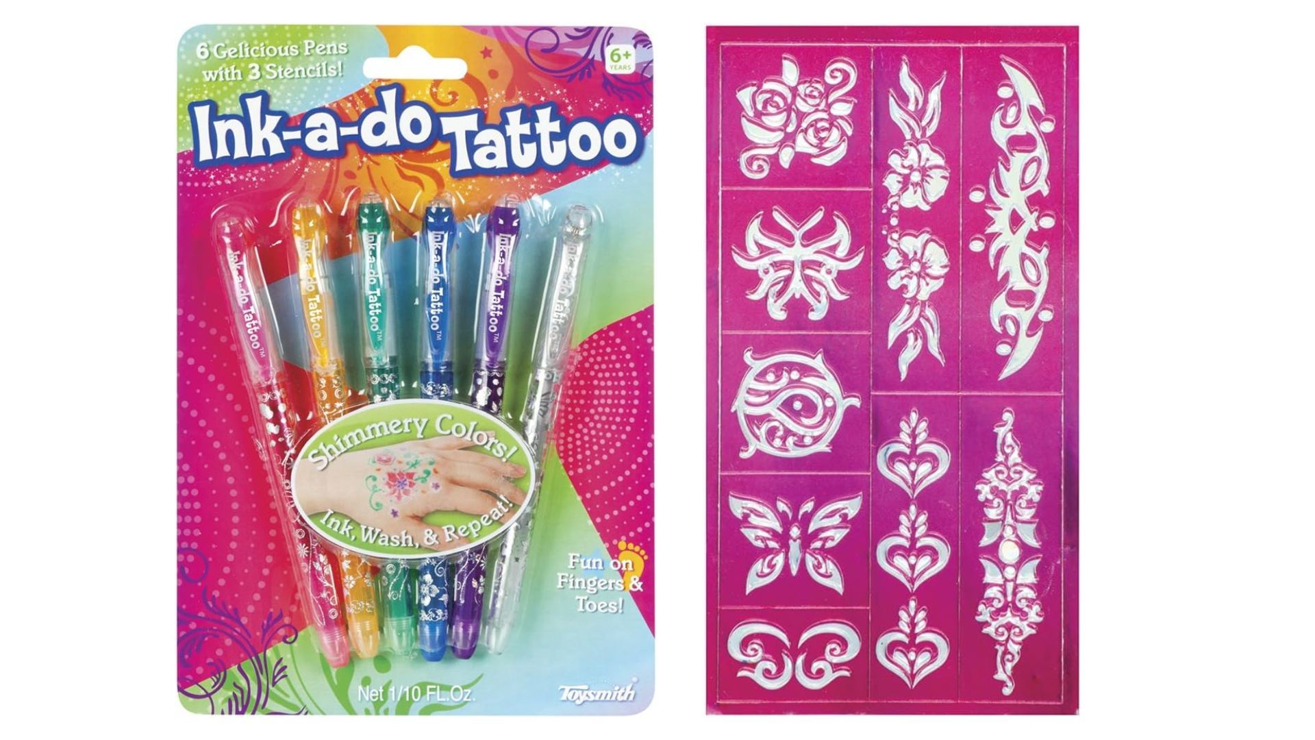 Toysmith Ink-a-Do Tattoo Pens (Image via Amazon)