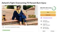 Ashanti Downey's GoFundMe (Image via GoFundMe)