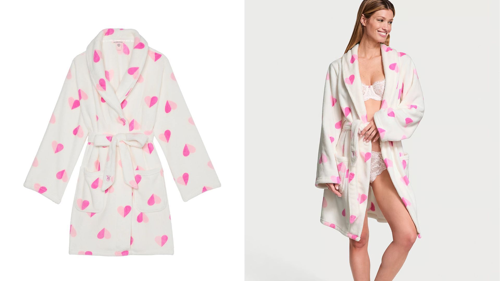 Short Cozy Robe (Image via Victoria&#039;s Secret)