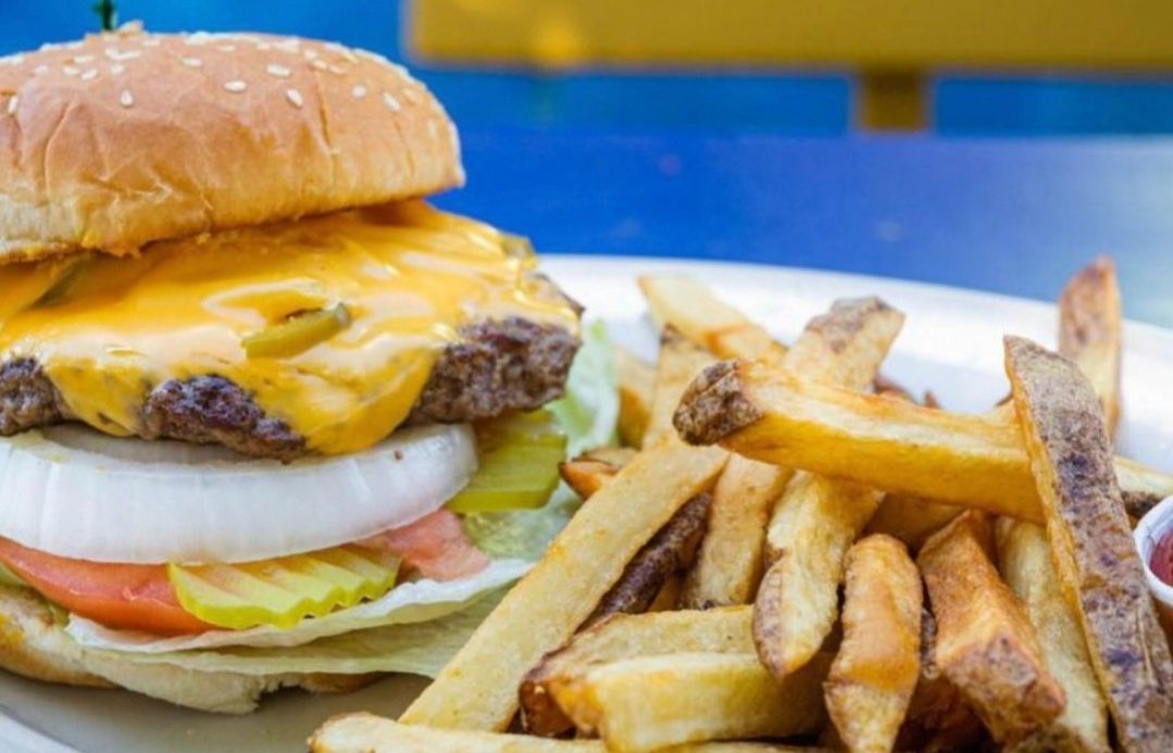 cheeseburger from Bombay Bicycle Club. (Image via Instagram/@bombay_sa)