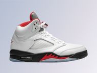 Jordan 5 Retro "Fire Red" (Image via StockX)