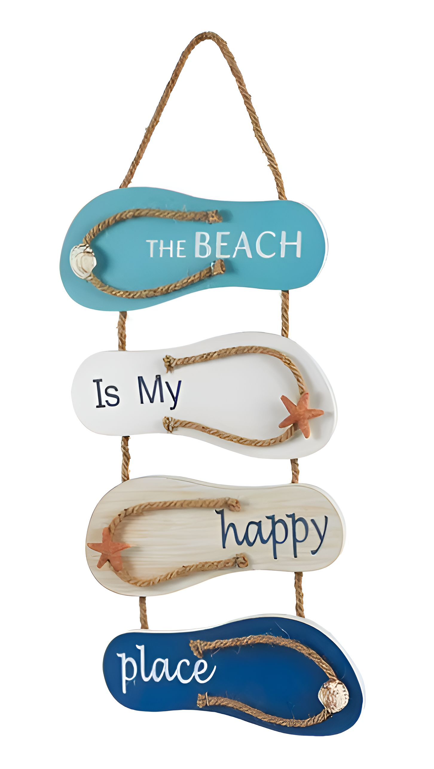 Wooden Beach Wall Hanging Decor Sign ( image via walmart.com)