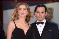 Johnny Depp and Amber Heard(Photo by Dominique Charriau/WireImage)