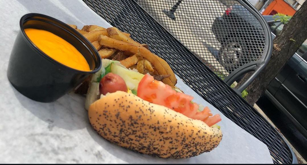 Chicago Dog from Jr&rsquo;s Red Hots. (Image via Instagram/@jrsredhots)