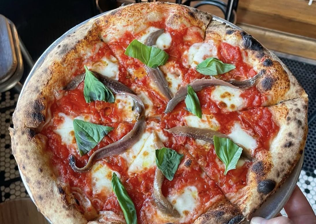 Pizza from Ops (Image via Instagram/@opsnyc)