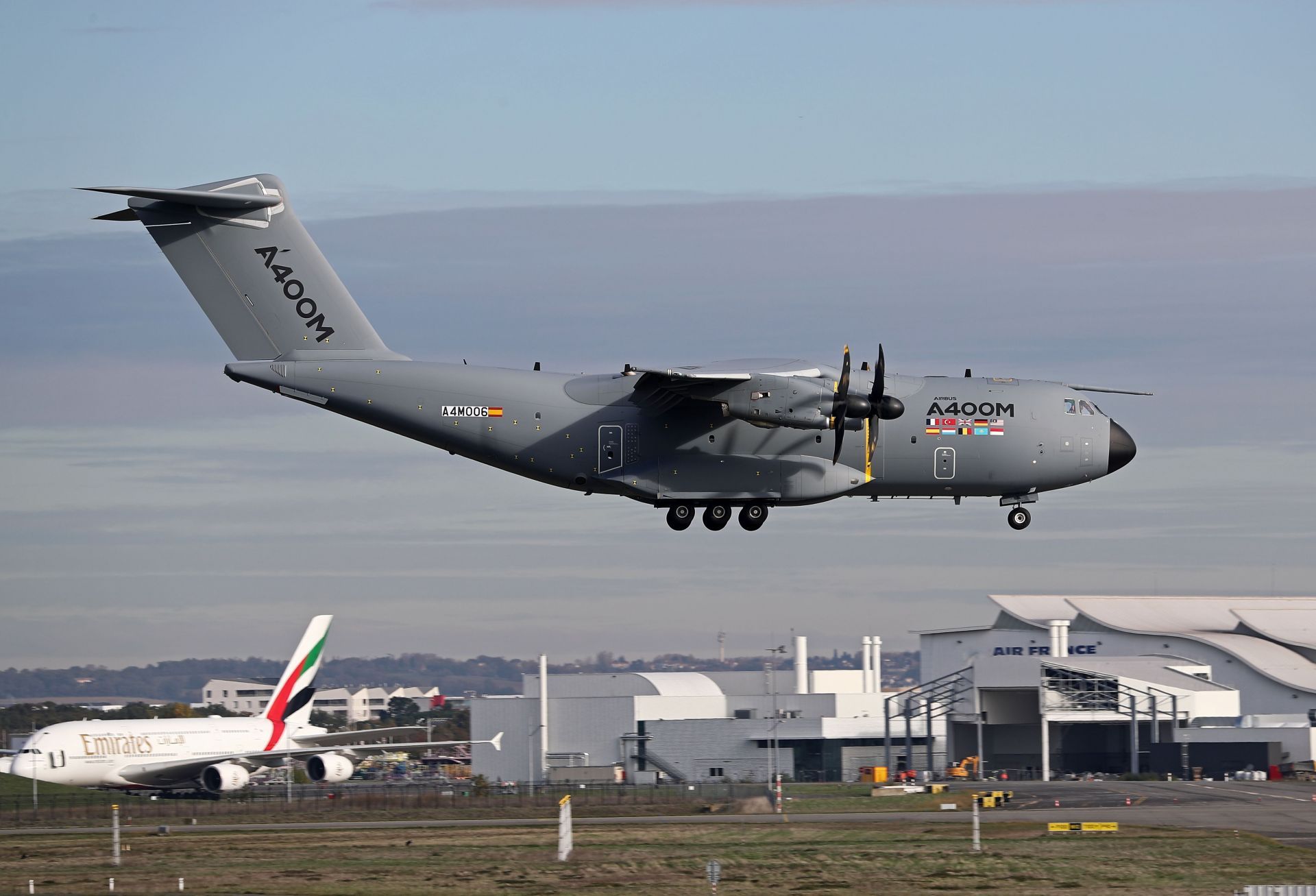 The Airbus A400M From The Movie Mission Impossible Doing Tests In Toulouse - Source: Getty