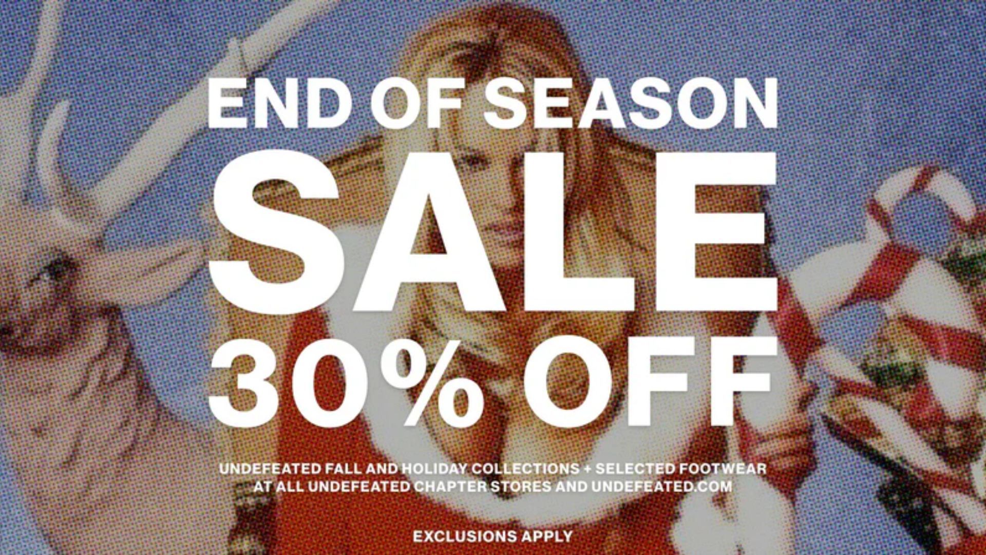 The UNDEFEATED End of Season Sale is currently live (Image via UNDEFEATED)