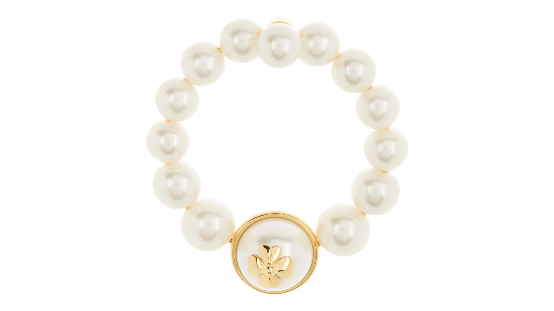 Kate Spade New York pearls on pearls hoop drop earrings (Image via Nordstrom Rack)