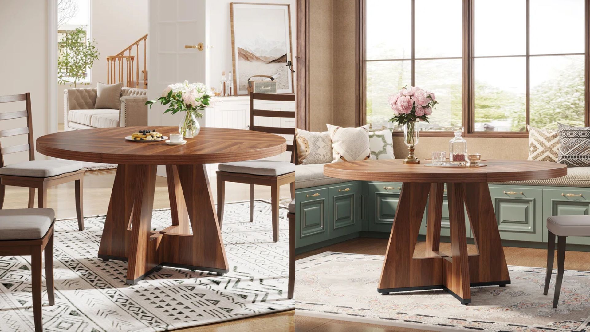 Kuuipo Round Dining Table (Image via Wayfair)