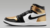 Air Jordan I High G "Black / White / Metallic Gold" (Image via Nike)