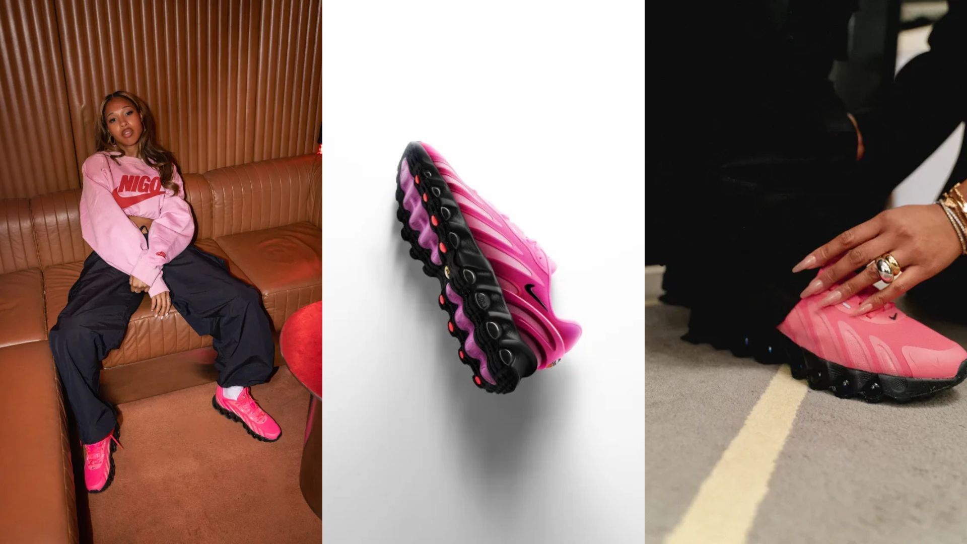 Nike Air Max Dn8 &ldquo;Hyper Pink&rdquo; sneakers (Image via Nike)