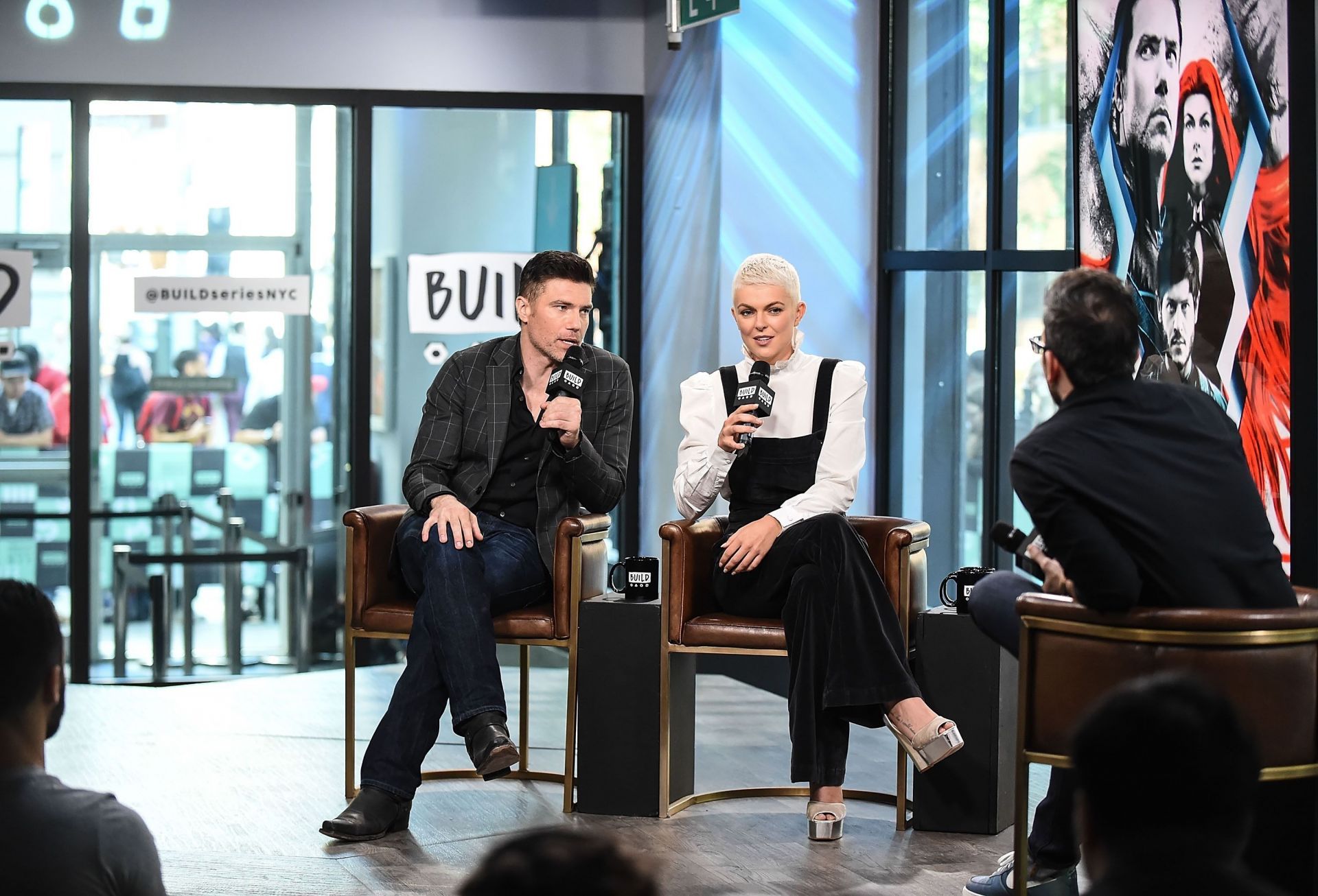 Build Presents Anson Mount &amp; Serinda Swan Discussing The New Show &quot;Inhumans&quot; - Source: Getty