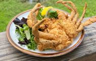 Softshell Crab! from Restaurant des Familles. (Image via Instagram/@restaurantdesfamilles)