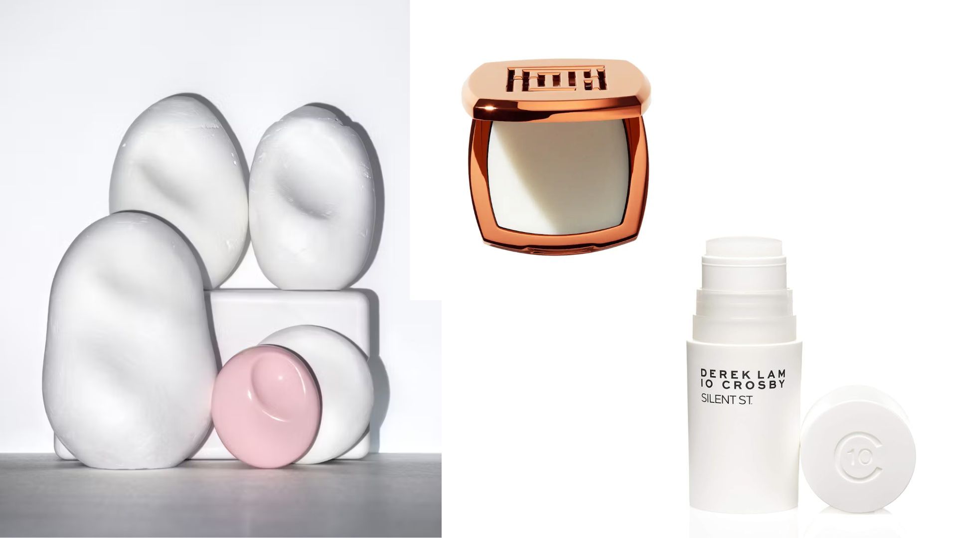 Solid Perfumes (Image via Glossier / Sephora / Amazon)