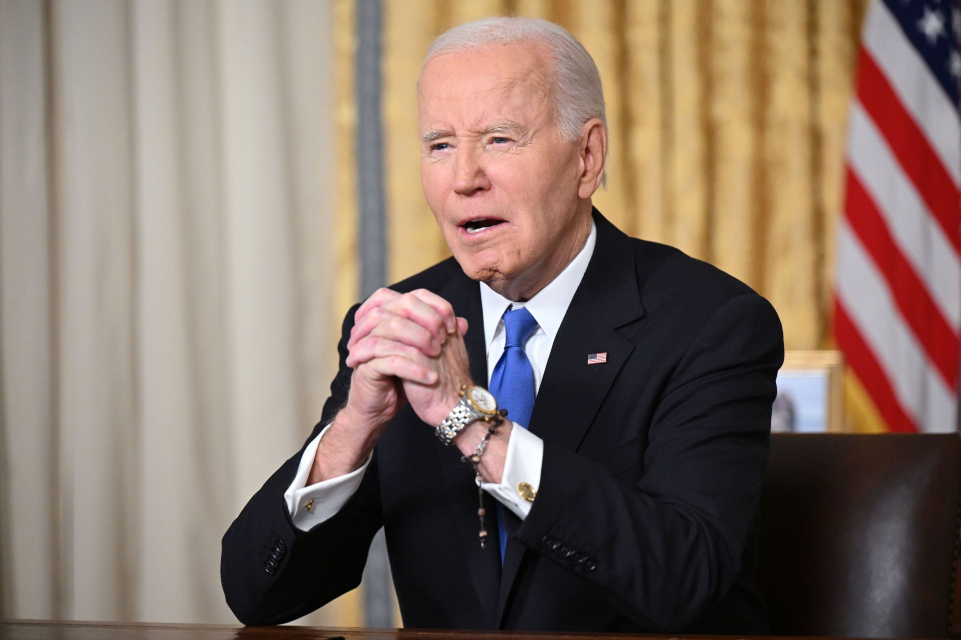 President Biden Delivers Farewell Address To The Nation - Source: Getty