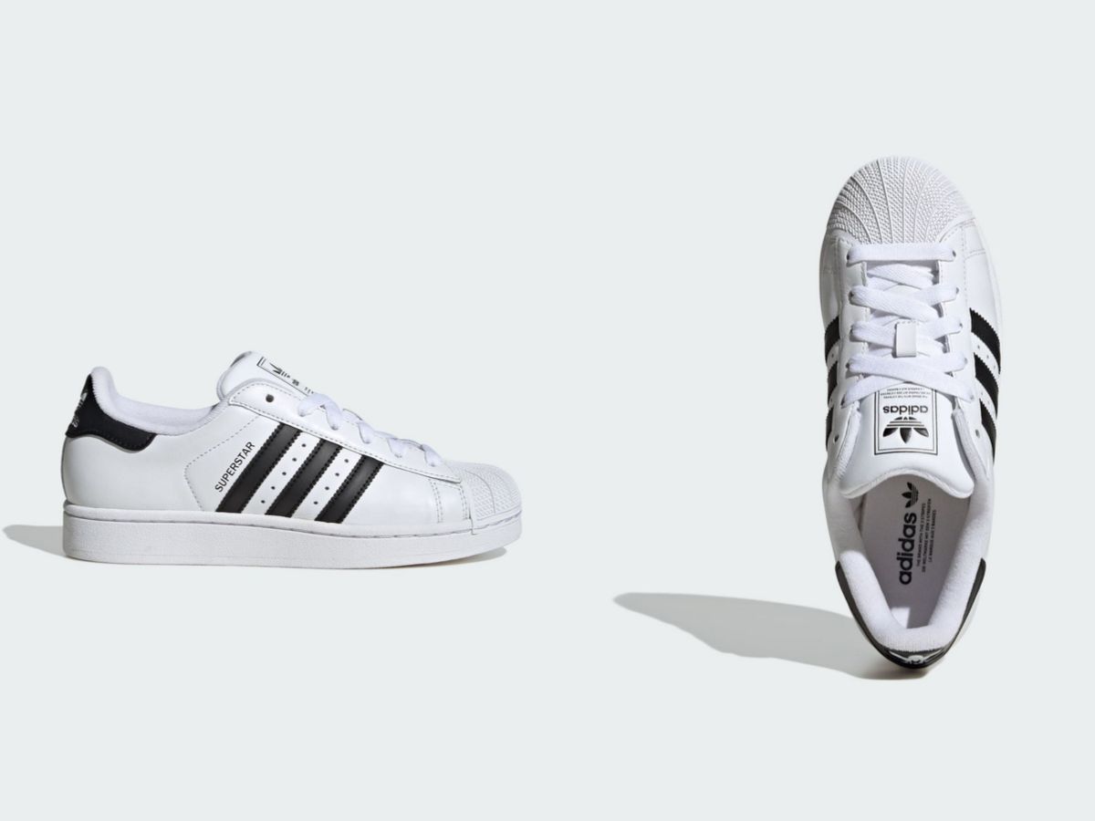 Adidas Superstar II sneaker (image via adidas)