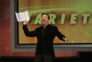 Ricky Gervais is a presenter at The 62nd Annual Primetime Emmy Awards Show on August 29, 2010 at No - Source: Getty