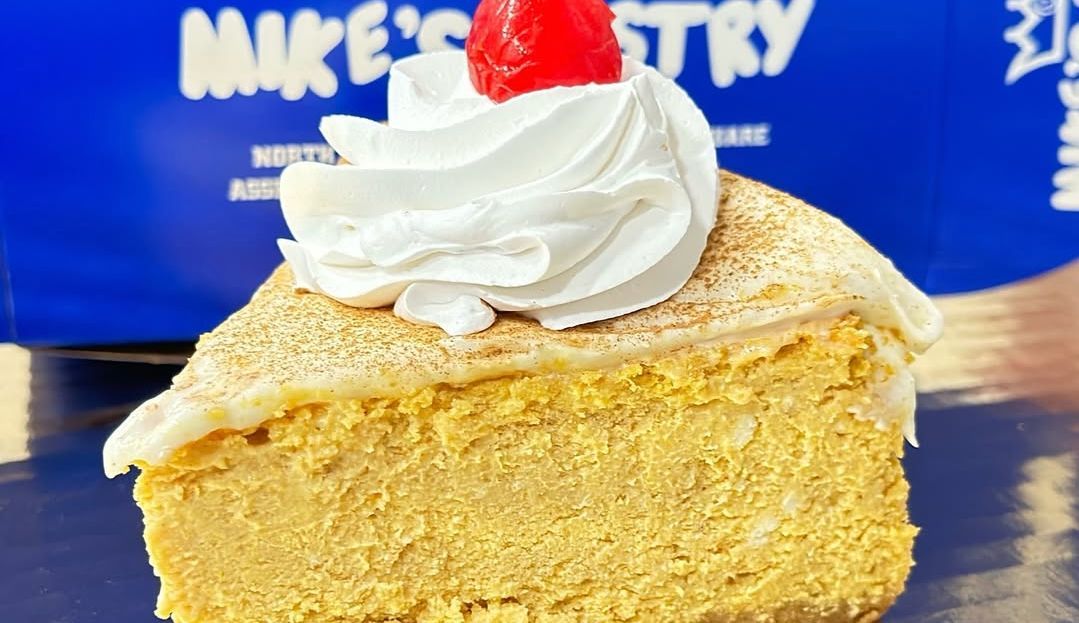 Pumpkin Spice Cheesecake from Mike&rsquo;s Pastry Inc. (Image via Instagram/@mikespastry)