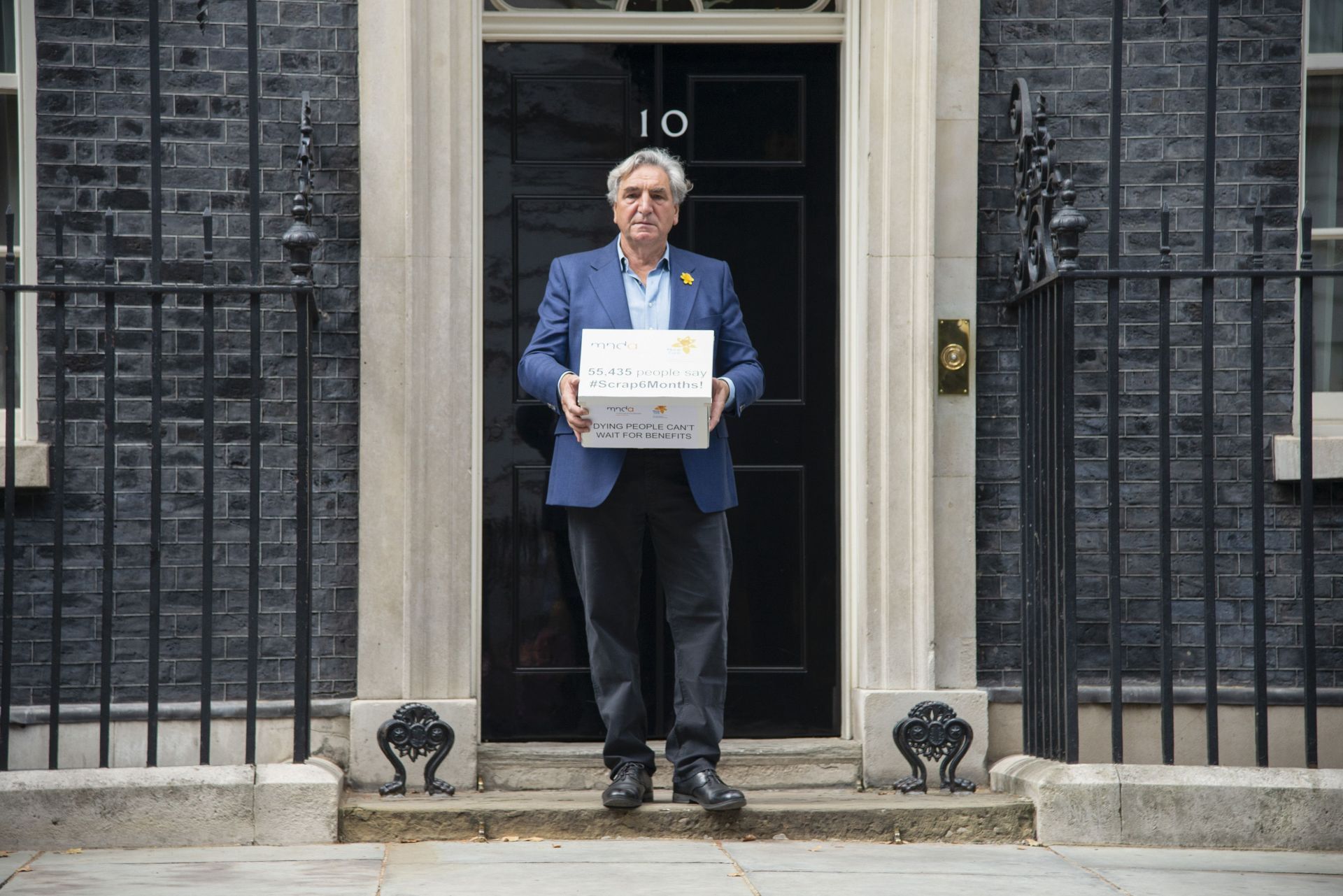 Actor Jim Carter at Downing Street - Source: Getty