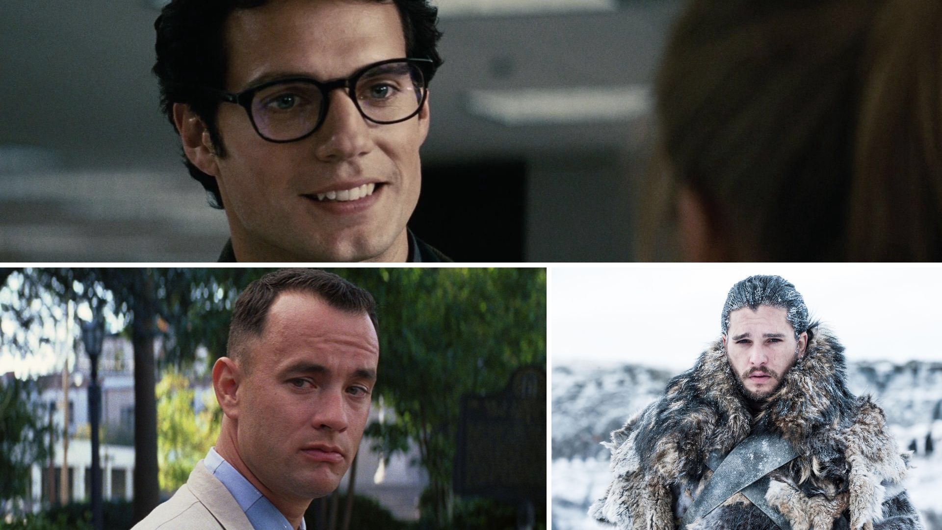 Clark Kent, Forest Gump, John Snow 