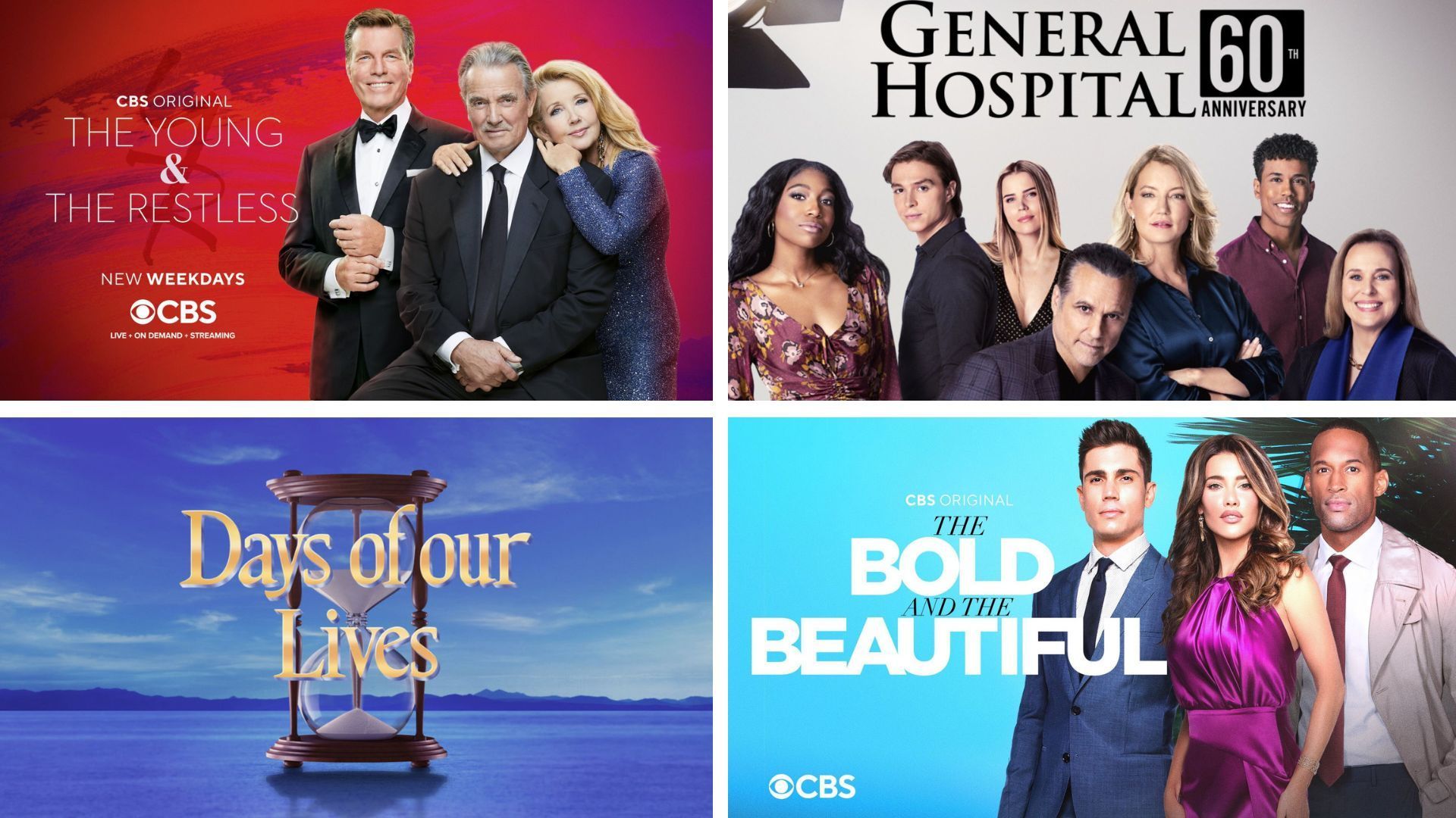 B&amp;B,Y&amp;R,GH,DOOL | Image Source: CBS &amp; ABC