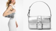 Colby Medium Metallic Leather Shoulder Bag (Image via Michael Kors)