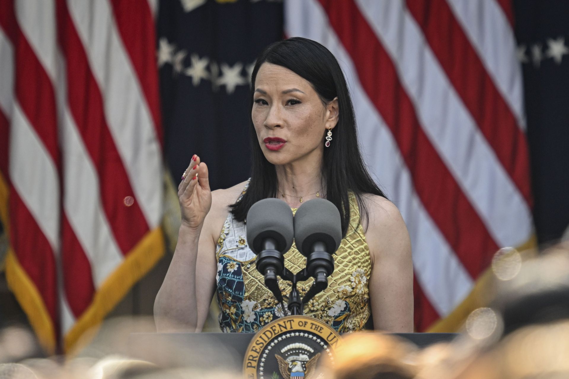 Asian American, Native Hawaiian, and Pacific Islander Heritage Month event at the White House - Source: Getty