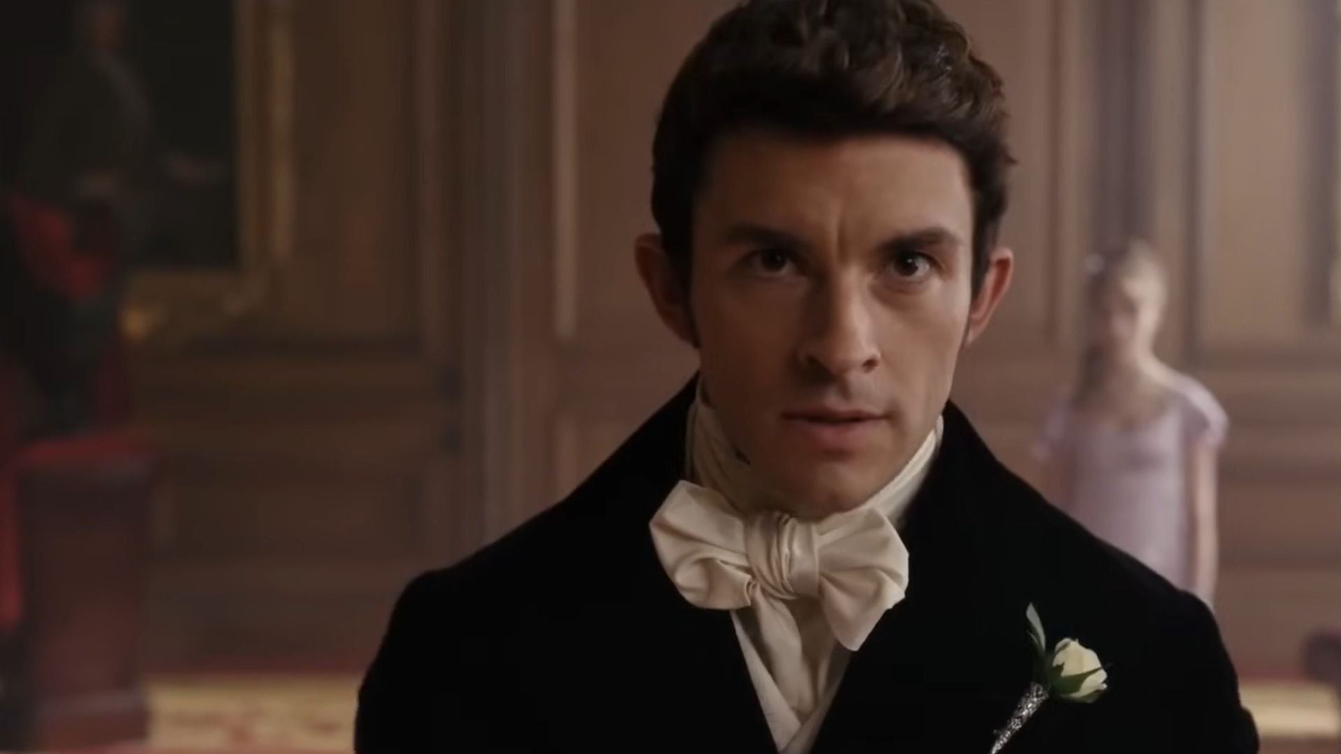 Jonathan Bailey in Bridgerton | Image via Netflix