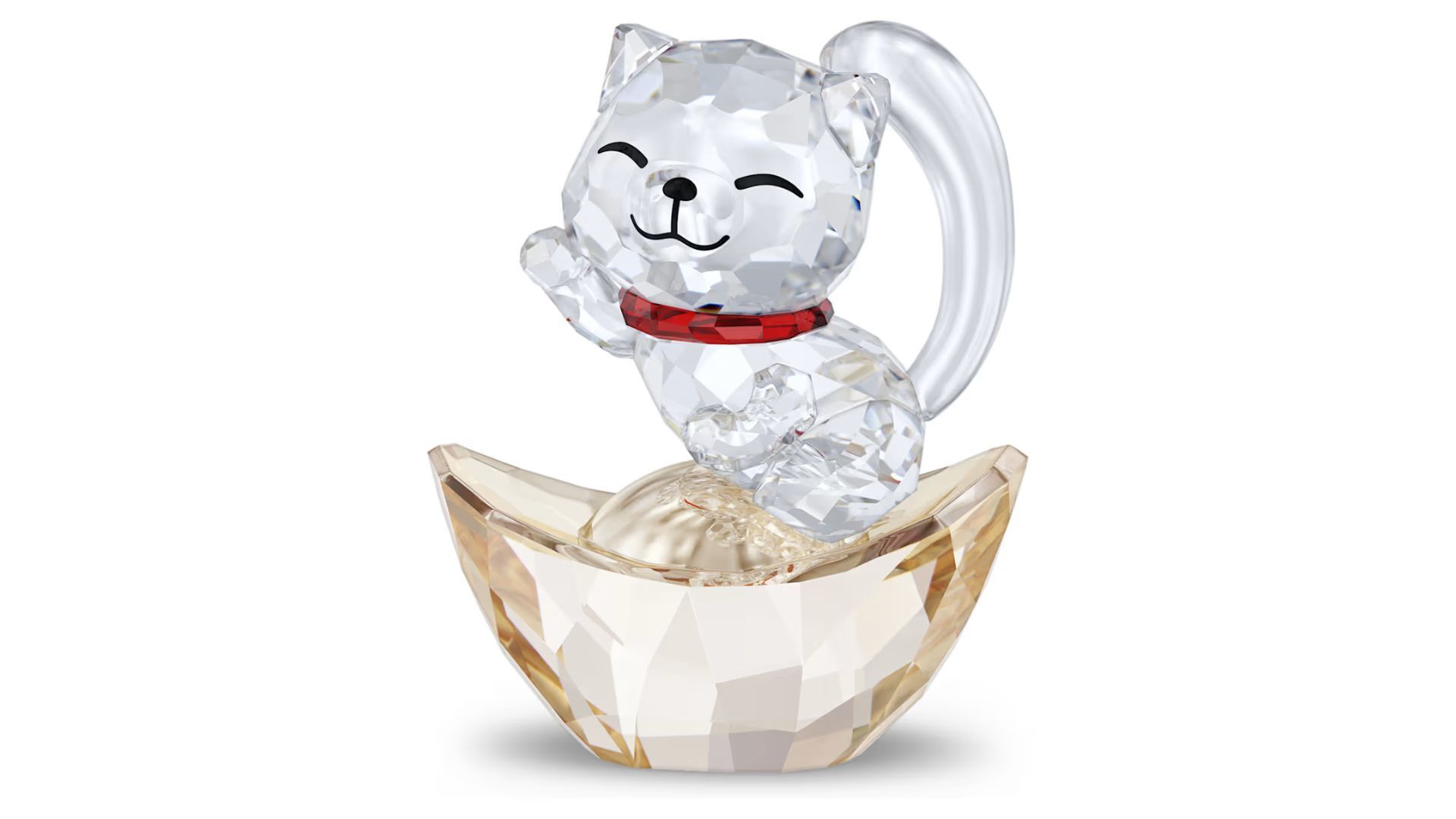 Asian Symbols Lucky Cat (Image via Swarovski)