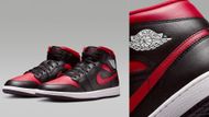 Air Jordan 1 Mid “Bred” (Image via Nike)