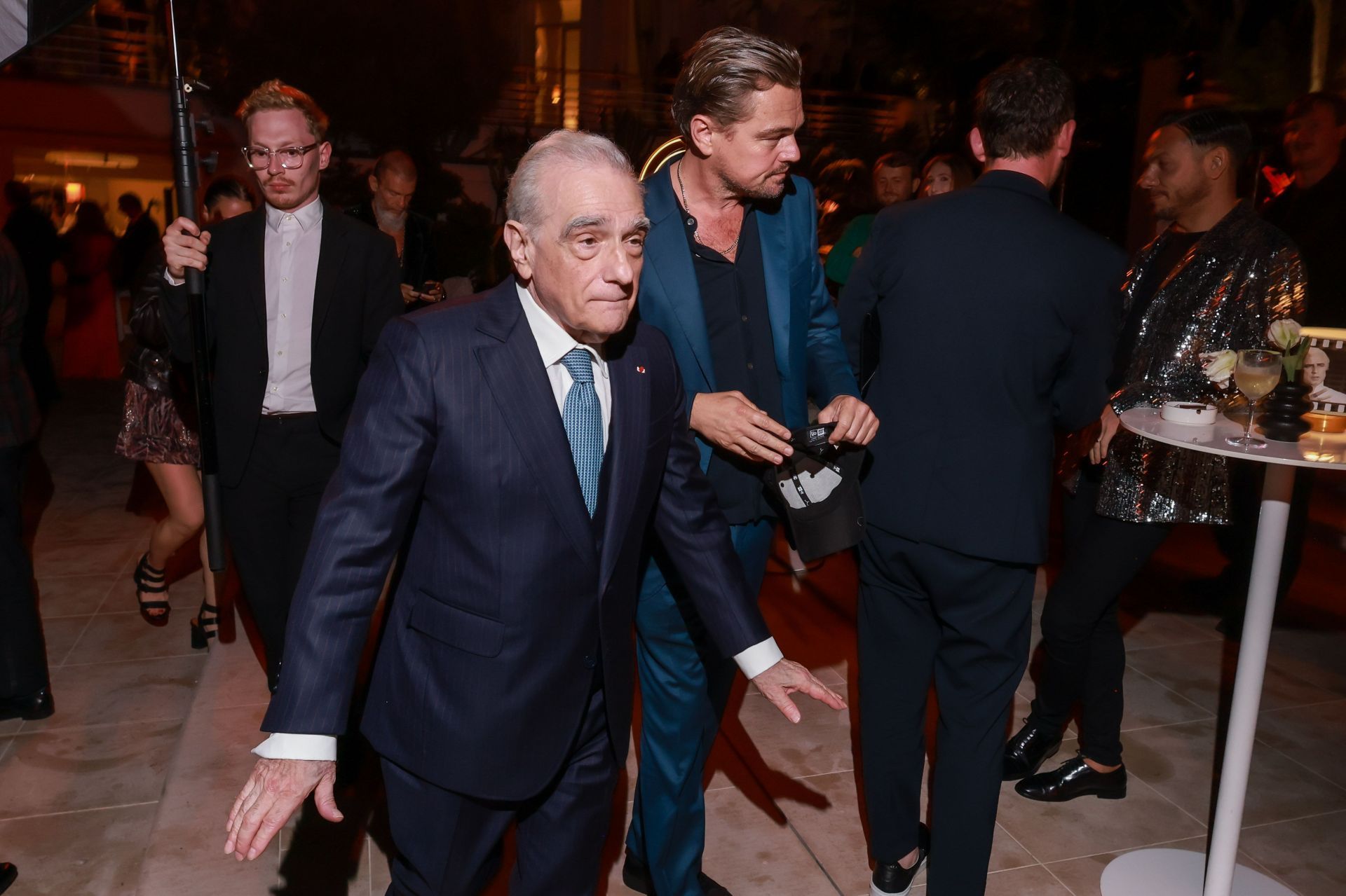 The filmmaker and the actor at Cannes Film Festival (Image via Getty)