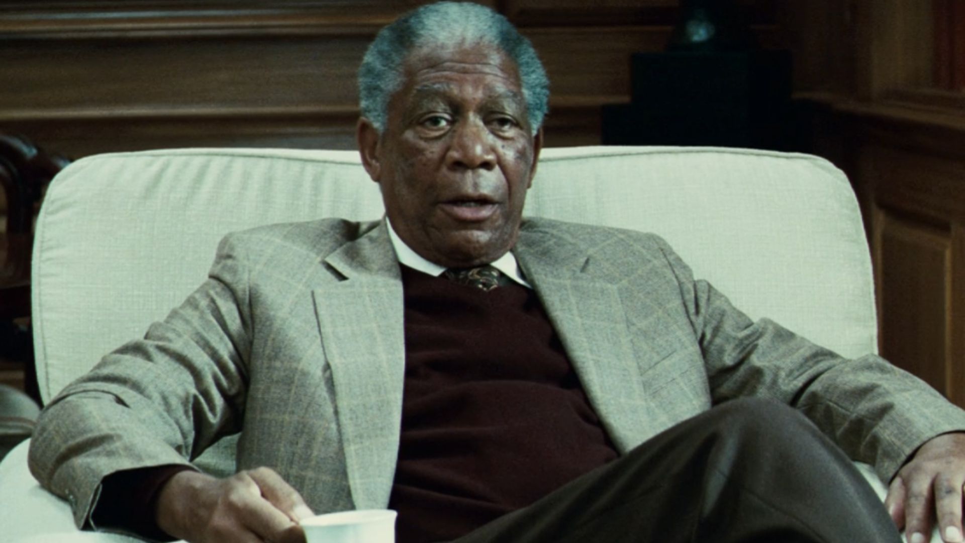 Morgan Freeman in Invictus| Image via Warner Bros.