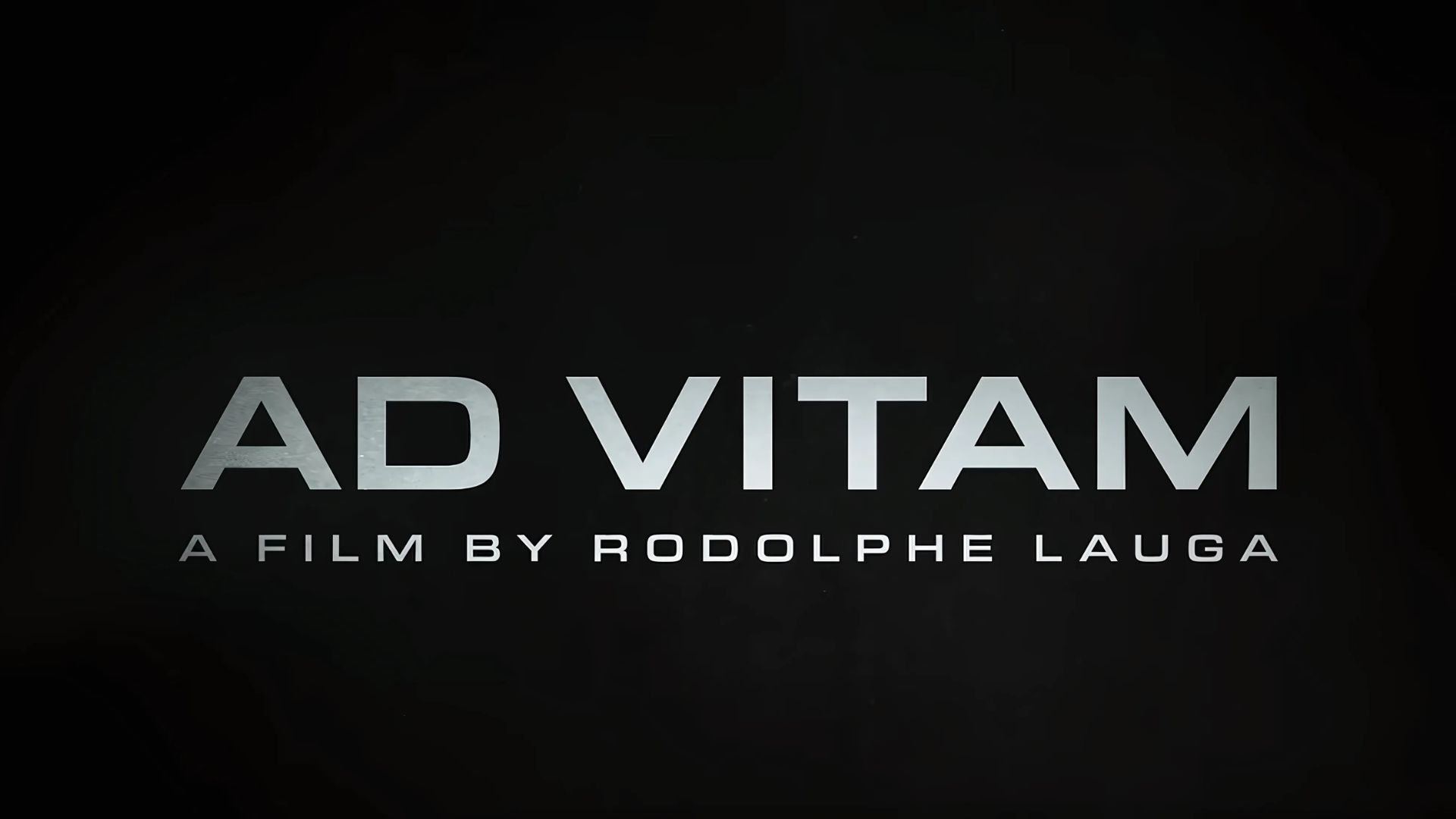 Ad Vitam title card (Image via. Netflix)