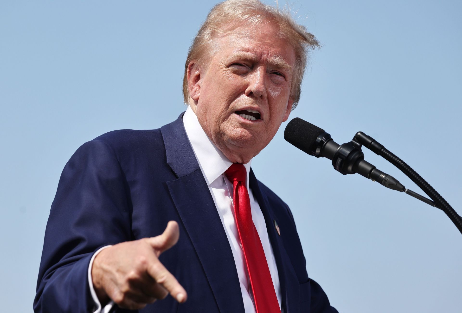 Donald Trump Delivers Remarks In Southern California - Source: Getty