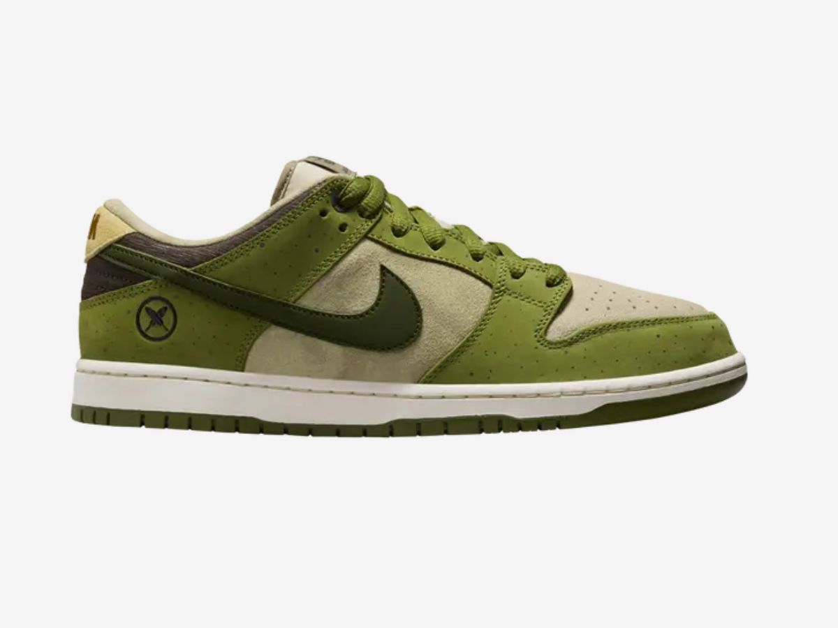 Yuto Horigome x Nike SB Dunk Low &ldquo;Asparagus&rdquo; (Image via GOAT)