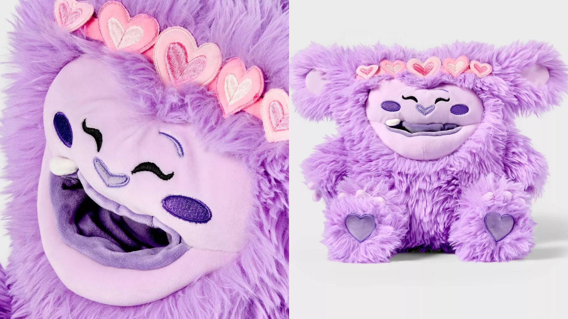 Gigglescape Purple Monster Stuffed Animal (Image via Target)