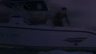 Dexter's boat in the Season 8 finale (Image via Dexter on Paramount+ with Showtime)