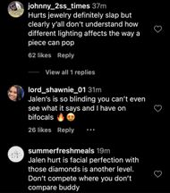 Netizens weigh in on Lil Yachty seemingly dissing Jalen Hurts with his jewelry stack (Image via Instagram/@theshaderoom)