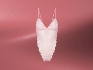 Embroidered Tulle Teddy (Image via SKIMS Valentine's Shop)