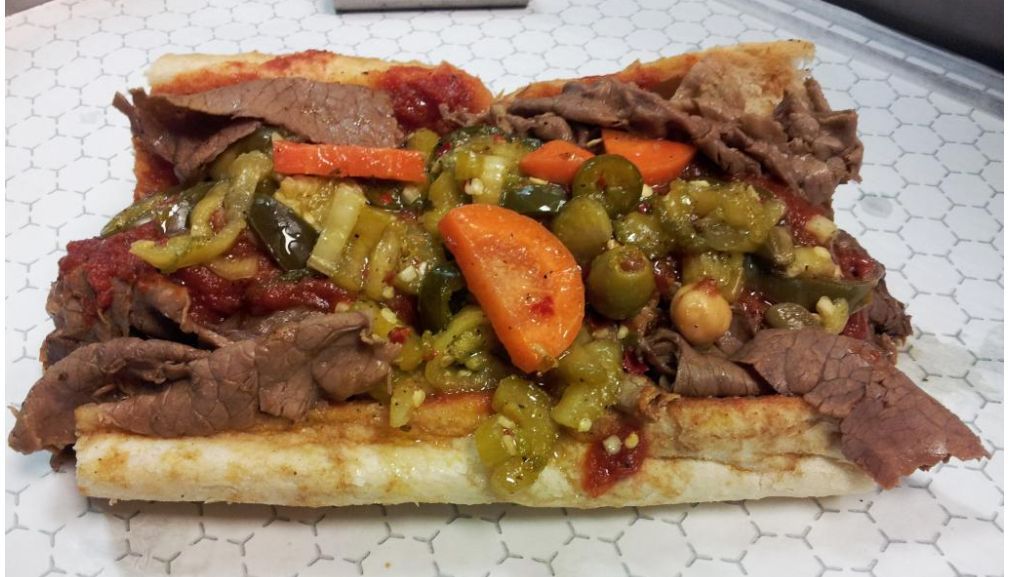 Sandwich from Tony&#039;s Italian Beef. (Image via official website/@tonysbeef.com)