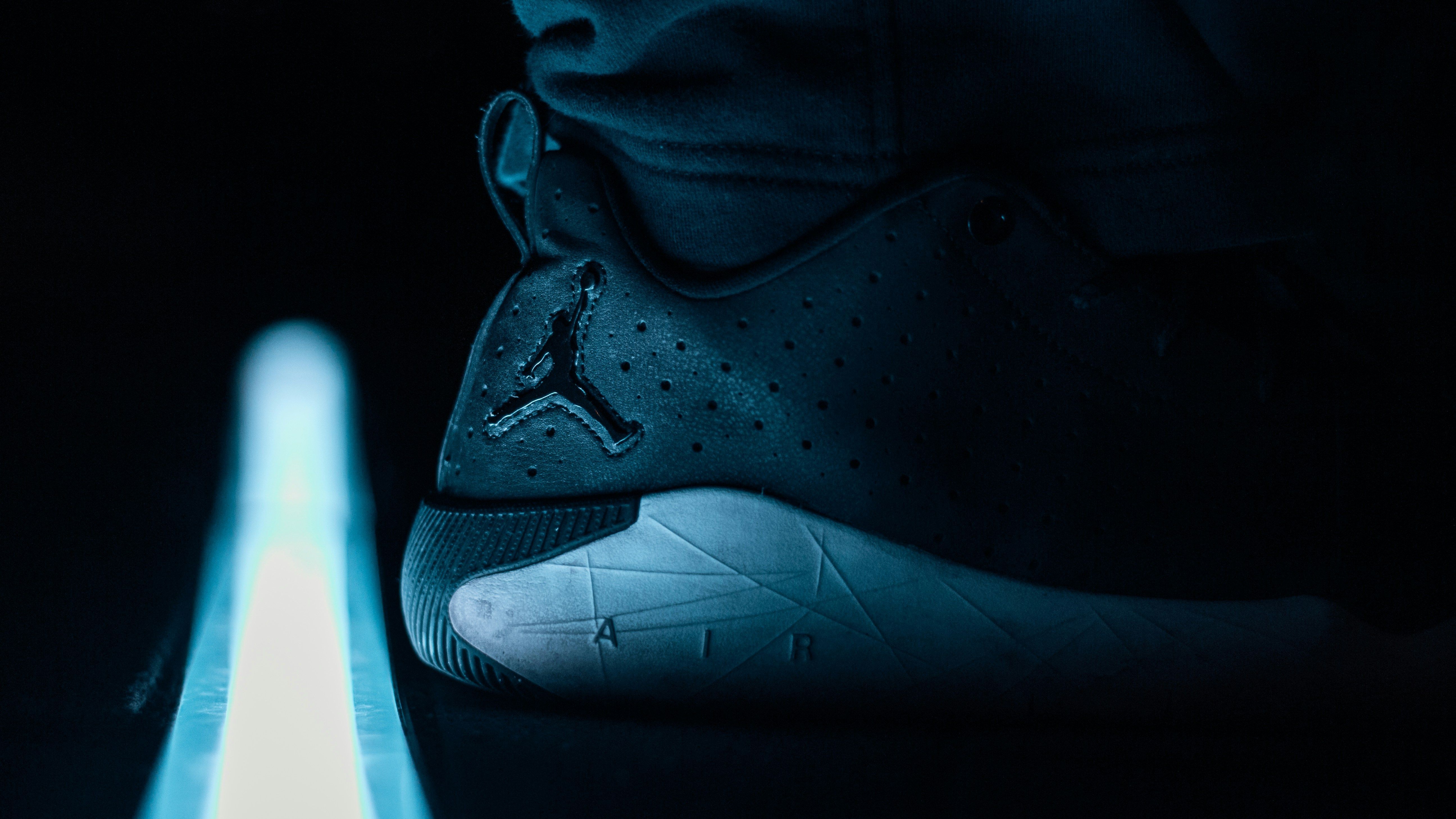 Air Jordan 4 RM &ldquo;University Blue&rdquo; sneakers (Image via Unsplash)