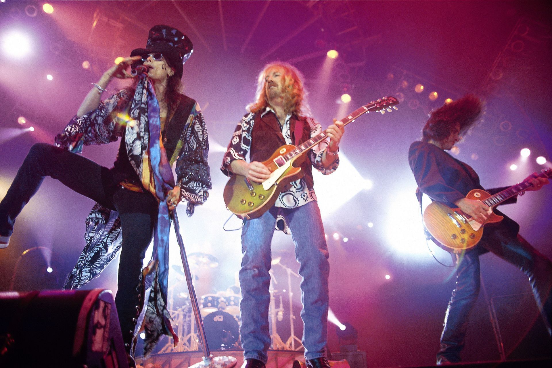 Photo of AEROSMITH and Joe PERRY and Brad WHITFORD and Steven TYLER - Source: Getty