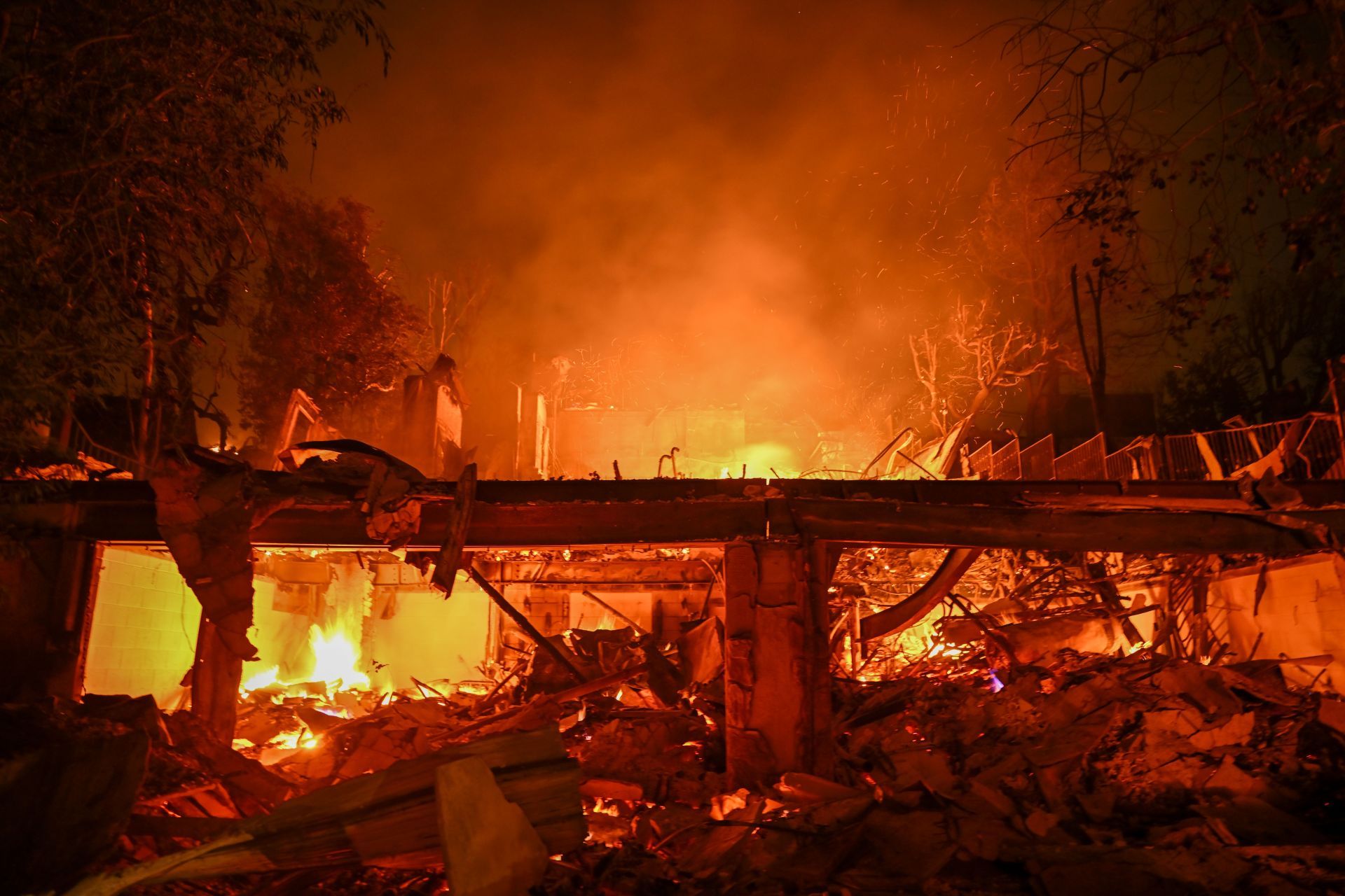 Wildfires tear through Los Angeles - Source: Getty