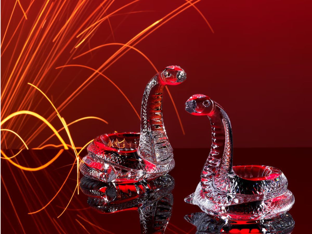 Baccarat Zodiaque Snake 2025 Figurine (Image via Baccarat )