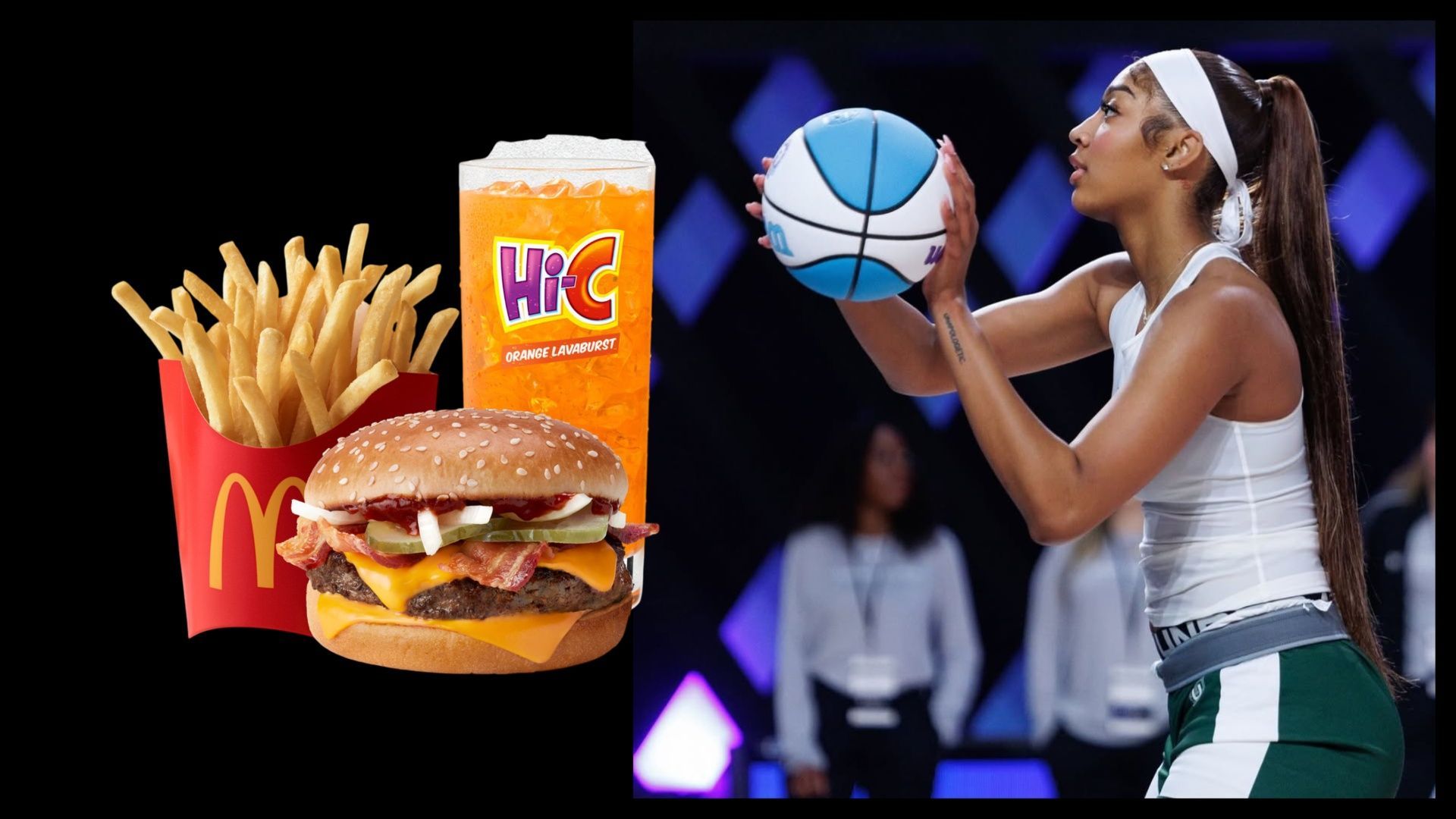 McD announces its first ever meal with a female athlete. (Image via McDonald