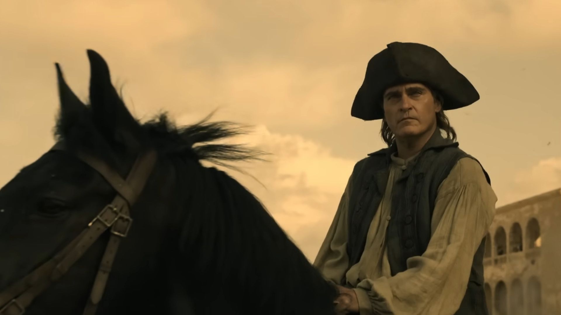 Joaquin Phoenix in Napoleon | Image via Sony Pictures