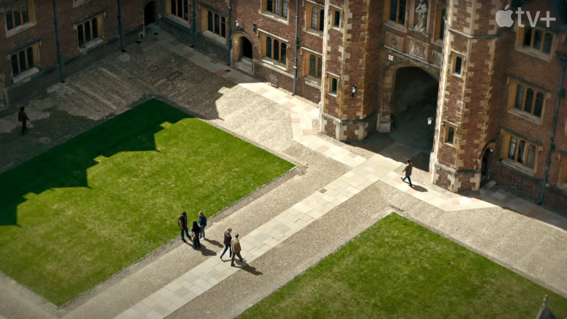 The series was filmed in Cambridge (Image via Apple TV+)