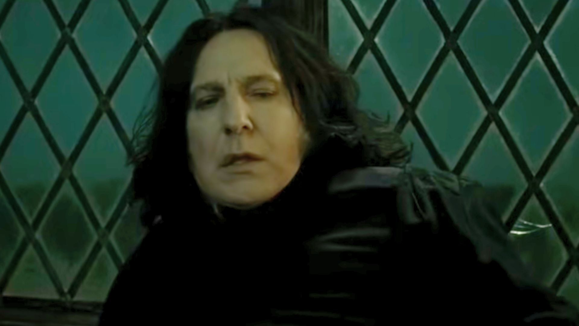 Snape at his last moment | Image Via: Warner Bros. Pictures